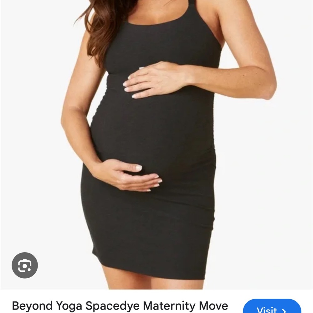 Beyond Yoga Spacedye Maternity Move It Dress, Darkest Night, sz Small Maternity